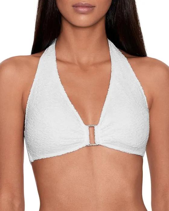 Crochet Halter Bikini Top