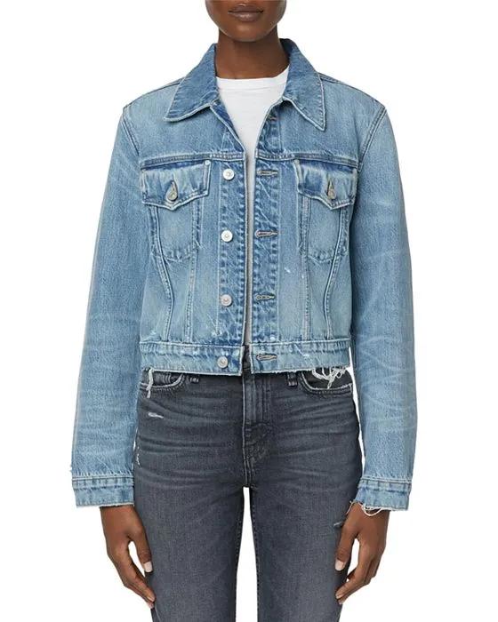 Cropped Trucker Denim Jacket
