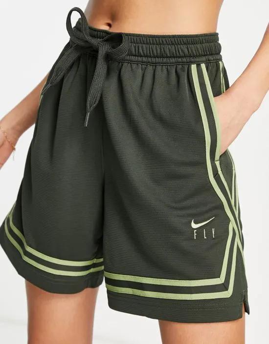 Crossover shorts in black