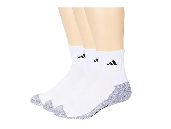 Cushioned X 3 Quarter Socks 3-Pair
