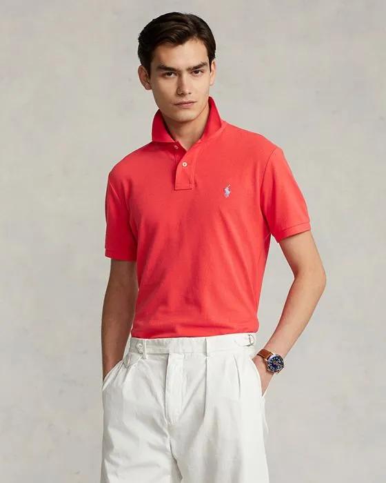 Custom Slim Fit Mesh Polo Shirt
