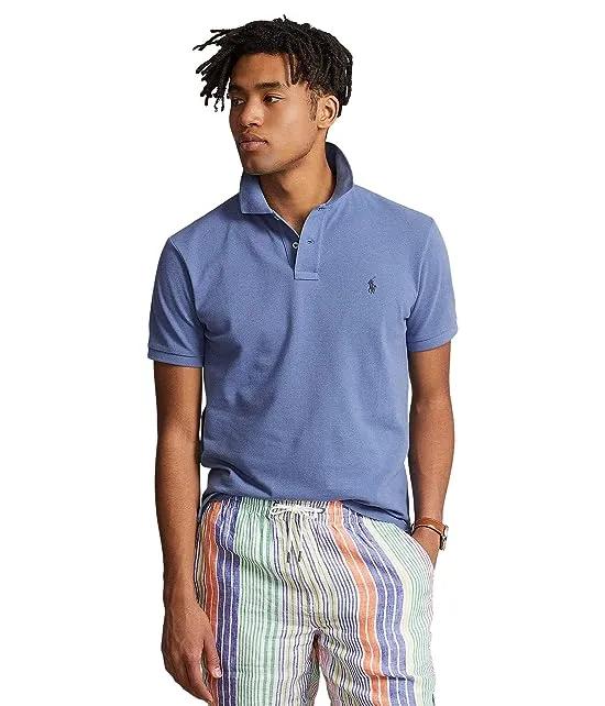 Custom Slim Fit Mesh Polo Shirt