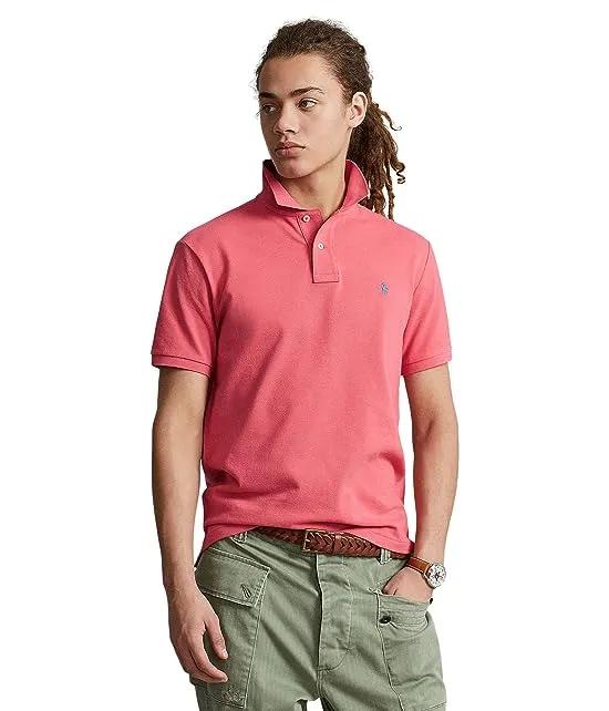 Custom Slim Fit Mesh Polo Shirt