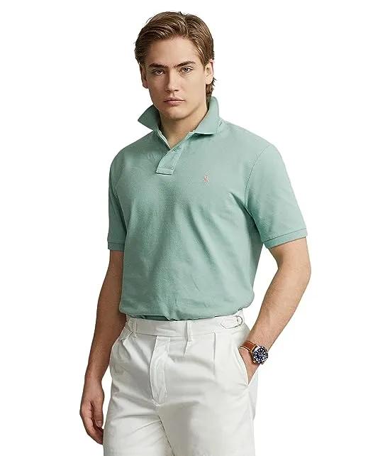 Custom Slim Fit Mesh Polo Shirt