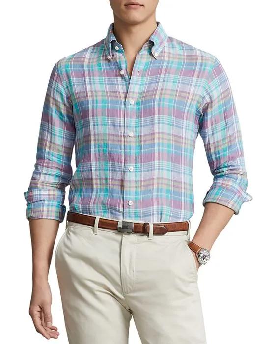 Custom Slim Fit Plaid Shirt
