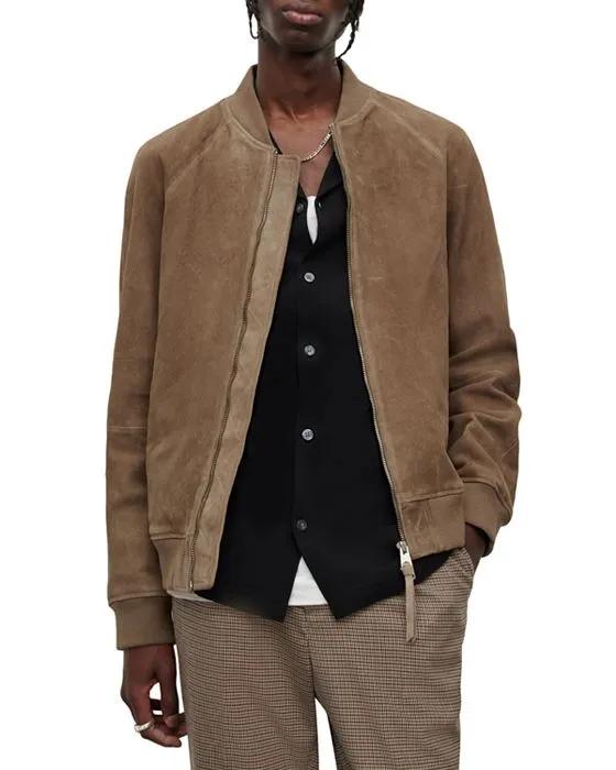 Dains Suede Bomber Jacket 