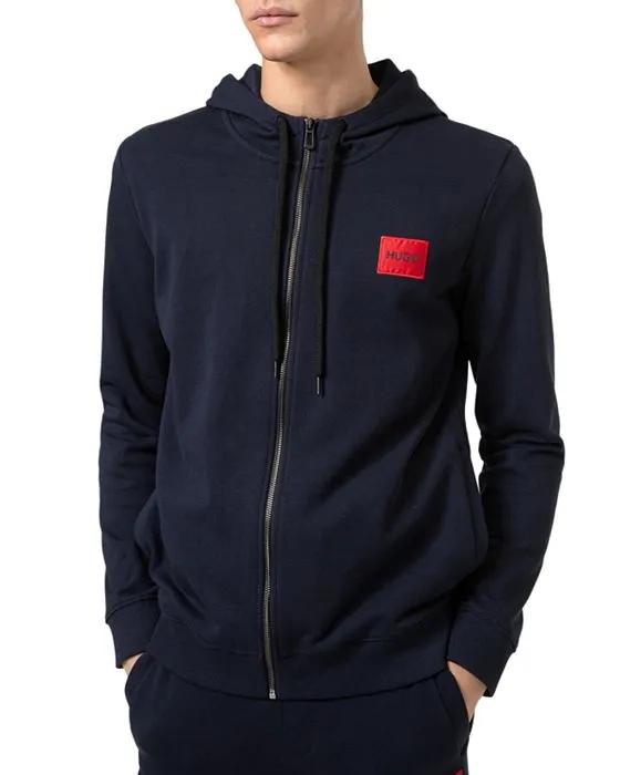Daple French Terry Zip Front Hoodie