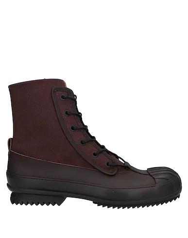Dark brown Canvas Boots