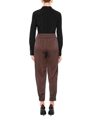 Dark brown Chenille Casual pants