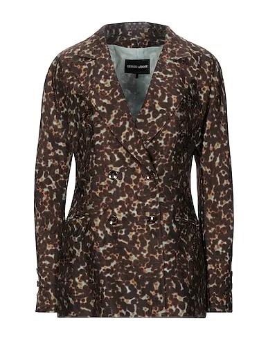 Dark brown Cool wool Blazer