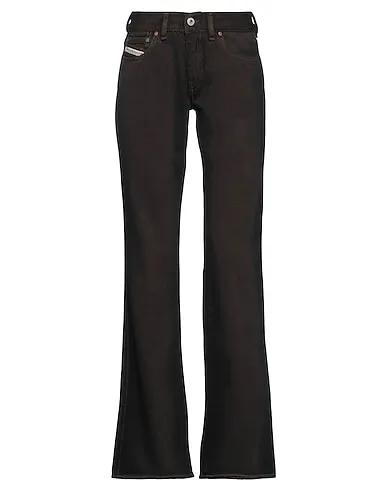 Dark brown Denim Denim pants