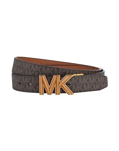 Dark brown Fabric belt