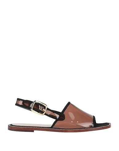 Dark brown Grosgrain Sandals