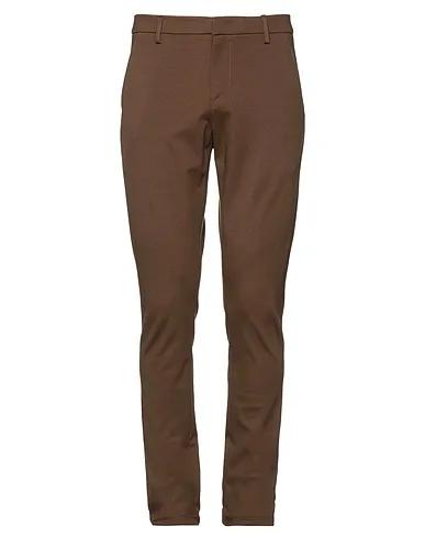 Dark brown Jersey Casual pants