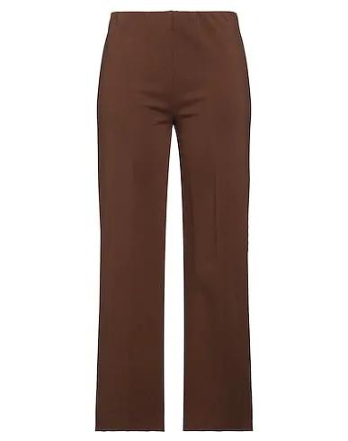 Dark brown Jersey Casual pants
