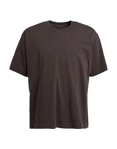 Dark brown Jersey T-shirt OVERSIZED ORGANIC T-SHIRT
