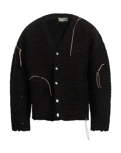 Dark brown Knitted Cardigan