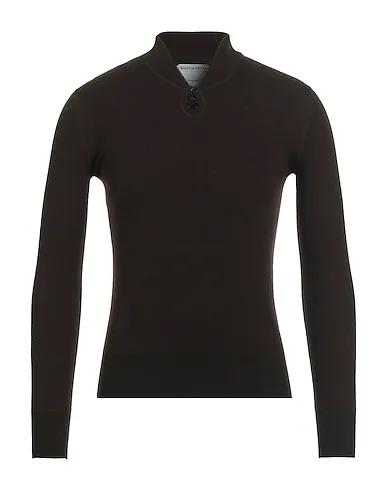 Dark brown Knitted Cashmere blend