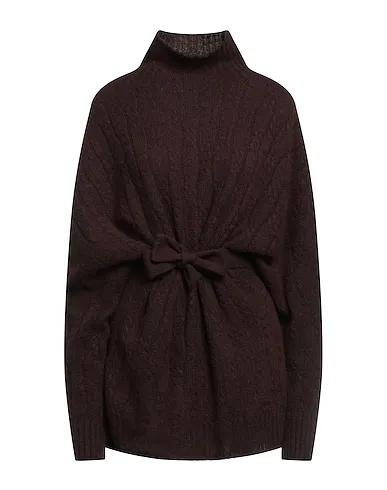 Dark brown Knitted Cashmere blend