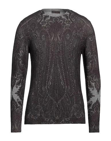 Dark brown Knitted Cashmere blend