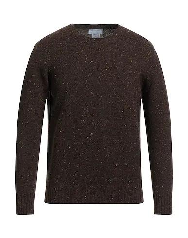 Dark brown Knitted Cashmere blend