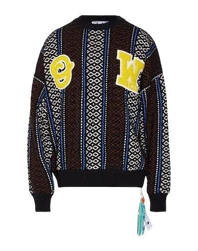 Dark brown Knitted Sweater