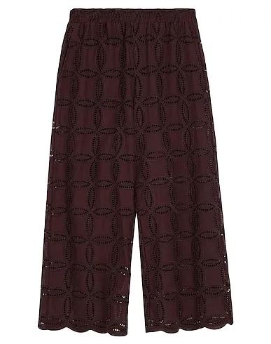 Dark brown Lace Casual pants