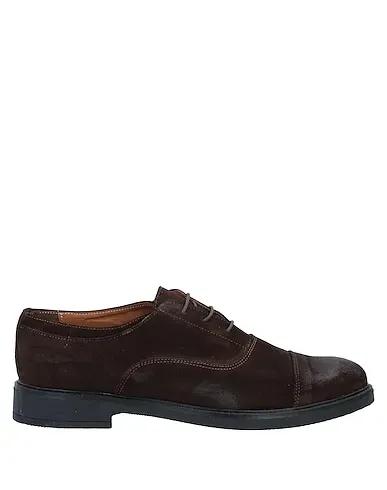 Dark brown Laced shoes