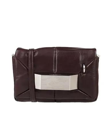Dark brown Leather Cross-body bags