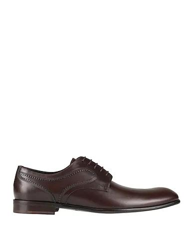 Dark brown Leather Laced shoes