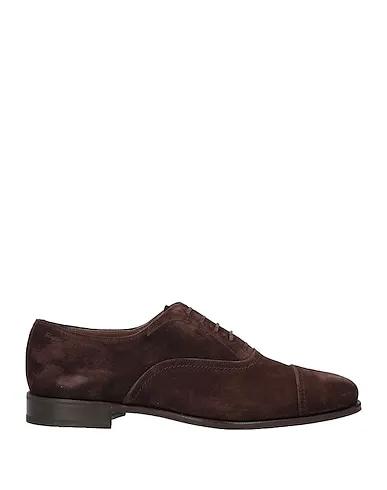 Dark brown Leather Laced shoes