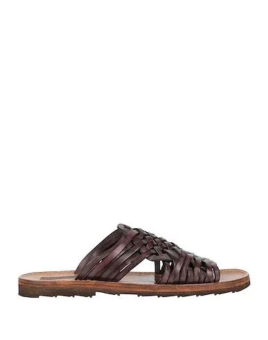 Dark brown Leather Sandals
