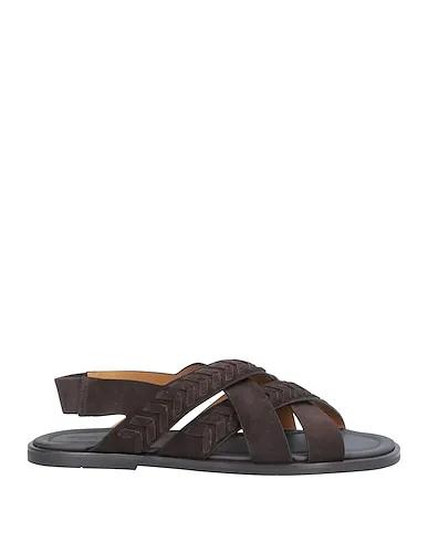 Dark brown Leather Sandals