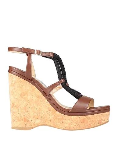 Dark brown Leather Sandals