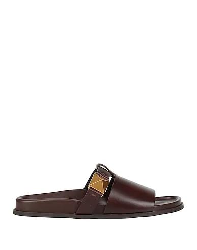 Dark brown Leather Sandals