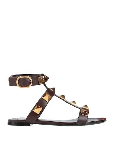 Dark brown Leather Sandals