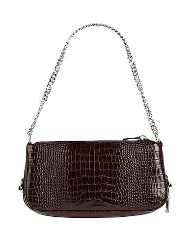 Dark brown Leather Shoulder bag