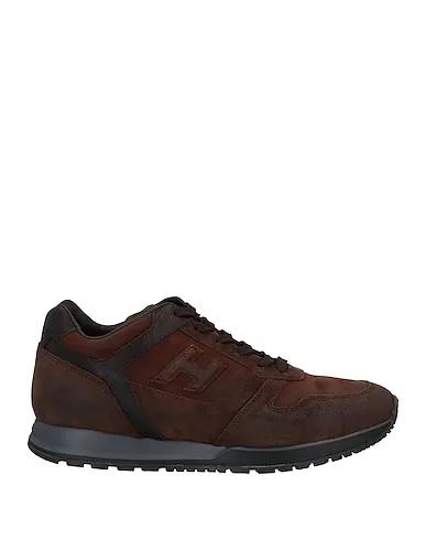 Dark brown Leather Sneakers