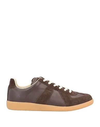 Dark brown Leather Sneakers