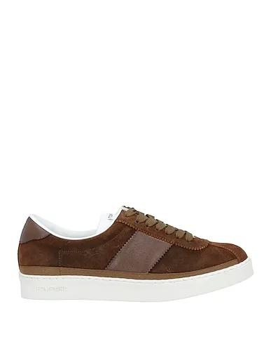 Dark brown Leather Sneakers