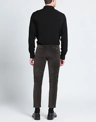 Dark brown Moleskin Casual pants