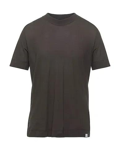 Dark brown Piqué T-shirt