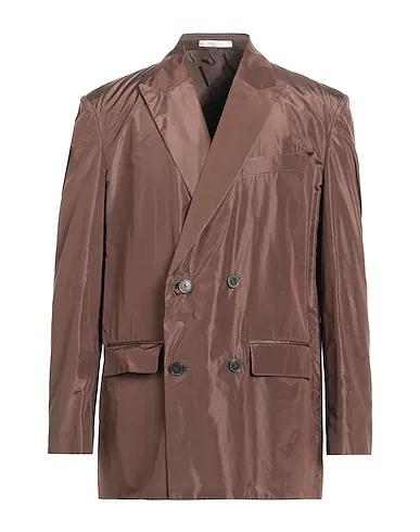 Dark brown Satin Blazer