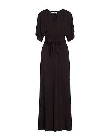 Dark brown Synthetic fabric Long dress