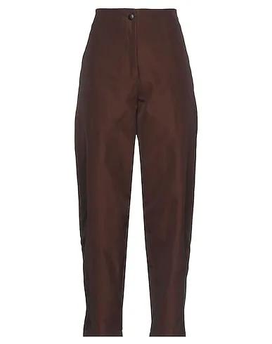 Dark brown Techno fabric Casual pants