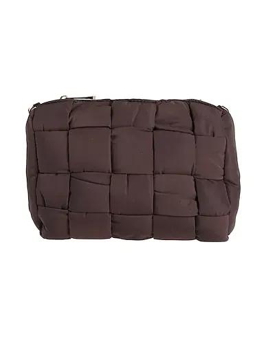 Dark brown Techno fabric Handbag