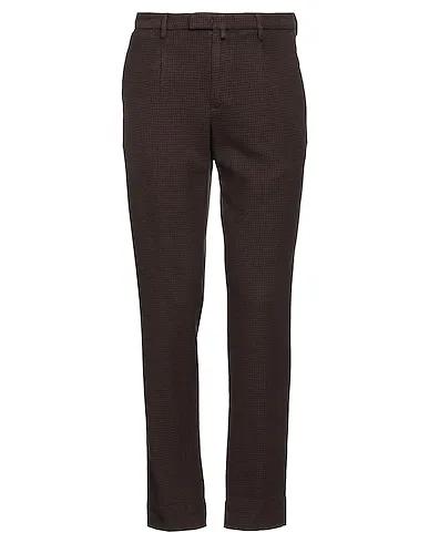 Dark brown Tweed Casual pants