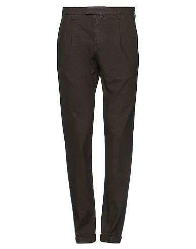 Dark brown Tweed Casual pants