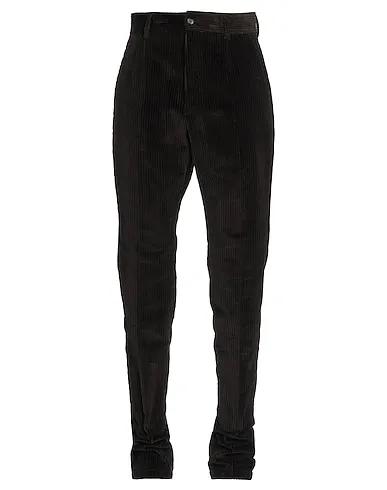 Dark brown Velvet Casual pants