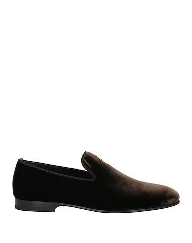 Dark brown Velvet Loafers